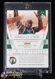 Shaquille O’Neal 2010-11 Totally Certified Red Materials CELTICS JERSEY #/249 basketball card, jersey, numbered