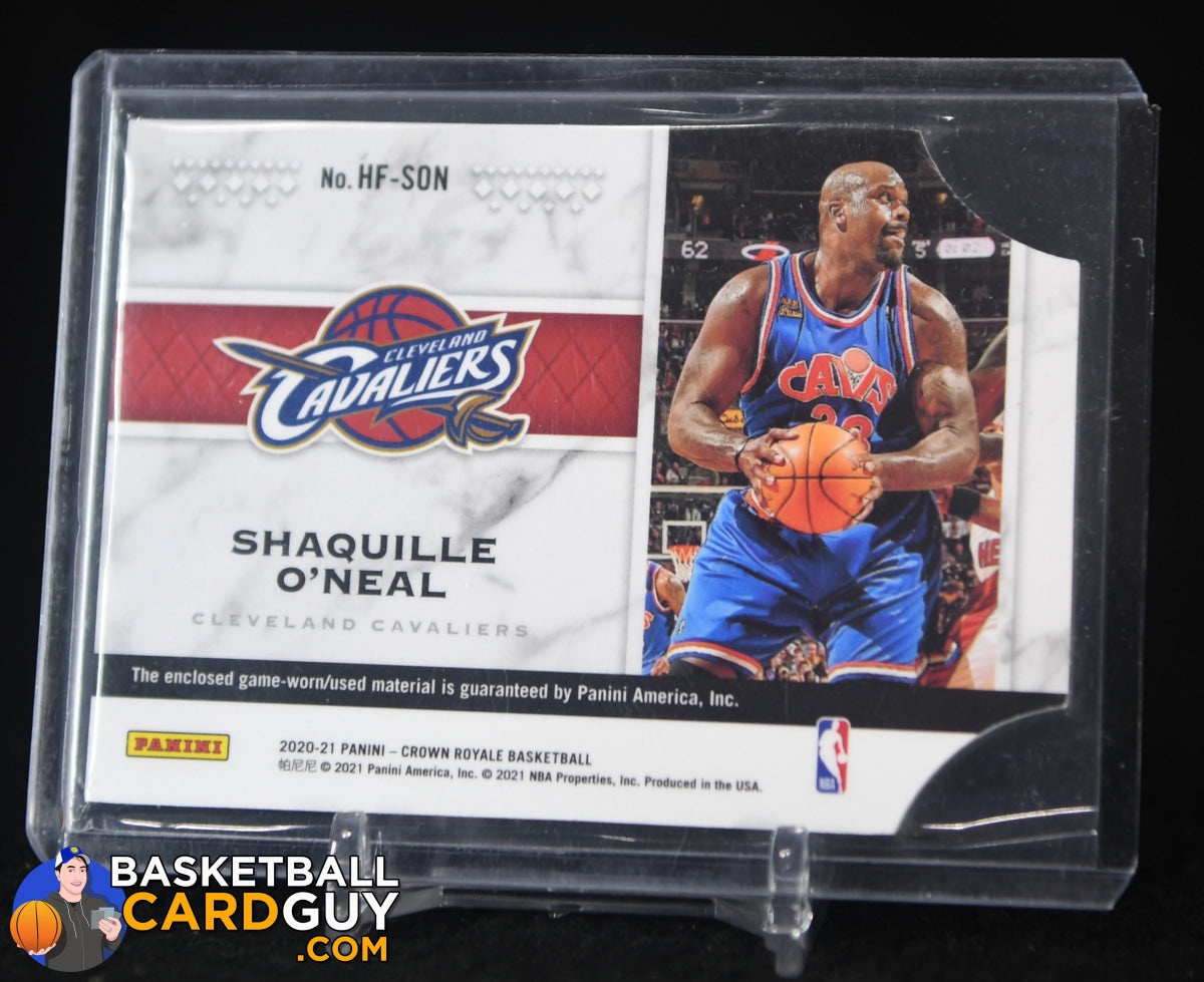 Shaquille O'Neal 2020-21 Crown Royale Hall of Fame Memorabilia RARE CA Basketball Card Guy Shaquille O'Neal 2020-21 Crown Royale Hall of Fame Memorabilia RARE CA Basketball Card Guy