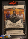 Shaquille O’Neal Artist Gilmore Dwight Howard Leaf 2024 Trio Grande Autographs Breakers Bowl #1/1 1of1, auto, autograph, numbered