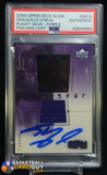 Shaquille O’Neal HOF Signed 2000 UD Slam Flight Gear Purple Jersey PSA/DNA AUTO auto, autograph, graded, memorabilia, PSA