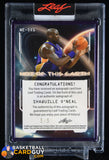 Shaquille O’Neal Leaf 2024 Not of Thie Earth Autograph #5/5 autograph, basketball card, numbered