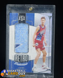 Shawn Bradley 2021-22 Panini National Treasures Retro Materials #25 MULTI-COLOR #/99 memorabilia, numbered