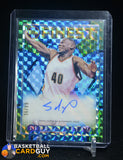 Shawn Kemp 2023-24 Finest Flashback Autographs Blue Geometric Refractors Blue Geometric #/99 auto, autograph, numbered
