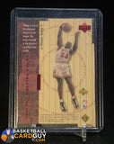 Shawn Kemp/Michael Jordan 1998 Upper Deck Hardcourt Jordan Holding Court Red #J5 #/2300 numbered