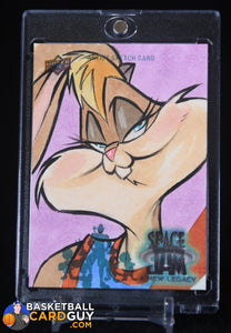 Space Jam Brad Husdon Sketch Card Lola Bunny 1/1 1of1, autograph, numbered, sketch