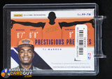 T.J. Warren 2014-15 Prestige Plus Prestigious Premieres Signatures #PPTJ RC autograph, basketball card, rookie card