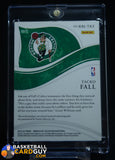 Tacko Fall 2019-20 Immaculate Collection Rookie Autograph Brand Logos NIKE LOGO PATCH #/5 auto, autograph, memorabilia, numbered