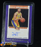 Talen Horton-Tucker 2019-20 Hoops Great SIGnificance #69 auto, autograph