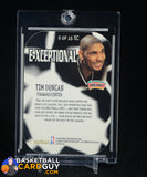 Tim Duncan 1999-00 E-X E-Xceptional Red #XC9