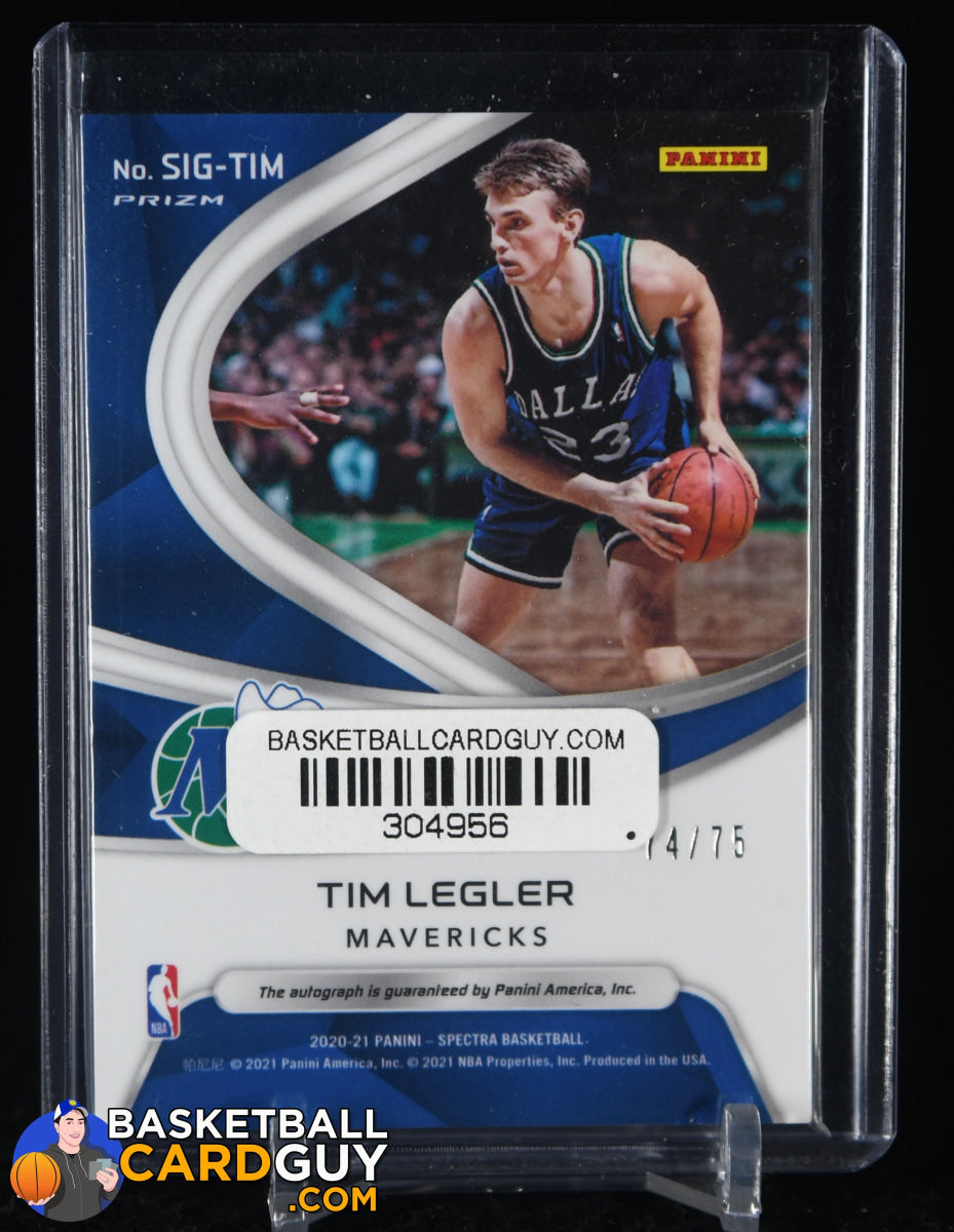 Tim Legler 2020-21 Panini Spectra Signatures #/75 – Basketball