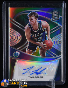 Tim Legler 2020-21 Panini Spectra Signatures #/75 auto, autograph, basketball card, numbered