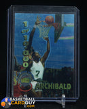 Tiny Archibald 1995 Signature Rookies Kromax Flash From The Past Signatures #FP6 #/1050 auto, autograph, numbered