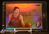 Toni Kukoc 2014-15 Gold Standard Superscribe #/199 auto, autograph, numbered