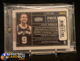 Tony Parker 2023-24 Panini One and One Prolific Signatures #4 #/49 auto, autograph, numbered