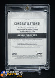 Topps Inception Game Worn Jumbo RPA /99 Ausar Thompson auto, autograph, memorabilia, numbered