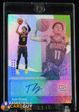 Trae Young 2018-19 Panini Status New Breed Autographs #6 auto, autograph, basketball card, rookie card