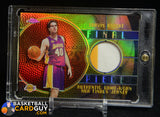 TRAVIS KNIGHT 2001 TOPPS CHROME REFRACTOR FINALS PATCH #/10 memorabilia, numbered