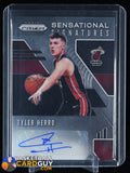 Tyler Herro 2019-20 Panini Prizm Sensational Signatures RC #77 autograph, basketball card, rookie card