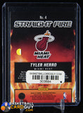 Tyler Herro 2020-21 Panini Mosaic Straight Fire #4 basketball card