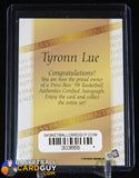 Tyronn Lue 1998 Press Pass Authentics Autographs #19 autograph, basketball card