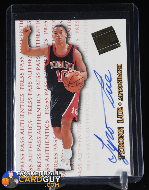 Tyronn Lue 1998 Press Pass Authentics Autographs #19 autograph, basketball card