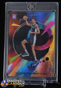 Victor Wembanyama 2023-24 Court Kings Acetate Rookies #4 basketball card, rookie card