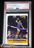 Victor Wembanyama 2023 Sports Illustrated for Kids #1053 BK PSA 4 basketball card, graded, rookie card