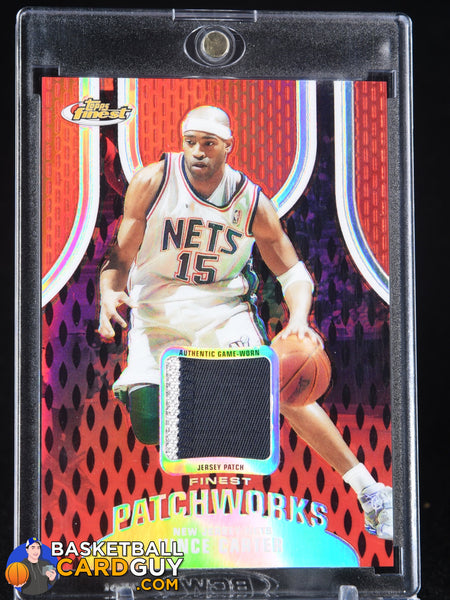 Vince Carter 2005-06 Finest Patchworks Refractors #VC #/29