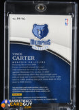 Vince Carter 2016-17 Immaculate Collection Premium Patch Autographs #15 #/35 autograph, basketball card, numbered, patch