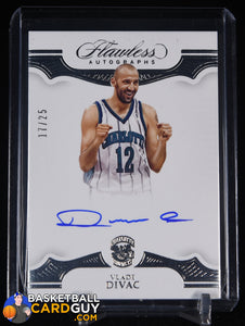 Vlade Divac 2018-19 Flawless Autograph #/25 autograph, basketball card, numbered