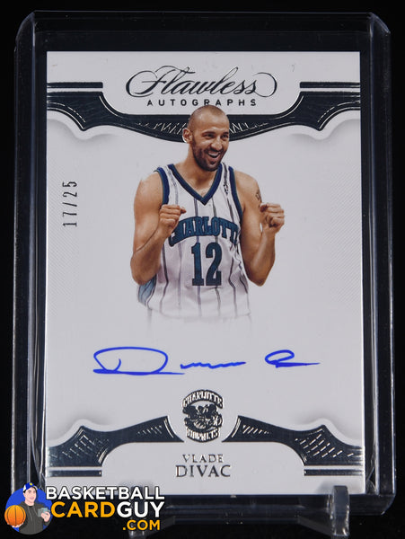 Vlade Divac 2018-19 Flawless Autograph #/25 – Basketball Card Guy