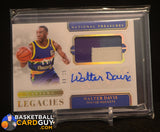 Walter Davis 2018-19 Panini National Treasures Lasting Legacies Jersey Autographs Prime #49 PATCH #/25 auto, autograph, memorabilia,