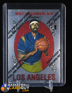 Wilt Chamberlain 1996-97 Topps Finest Reprints #9 90’s insert, basketball card