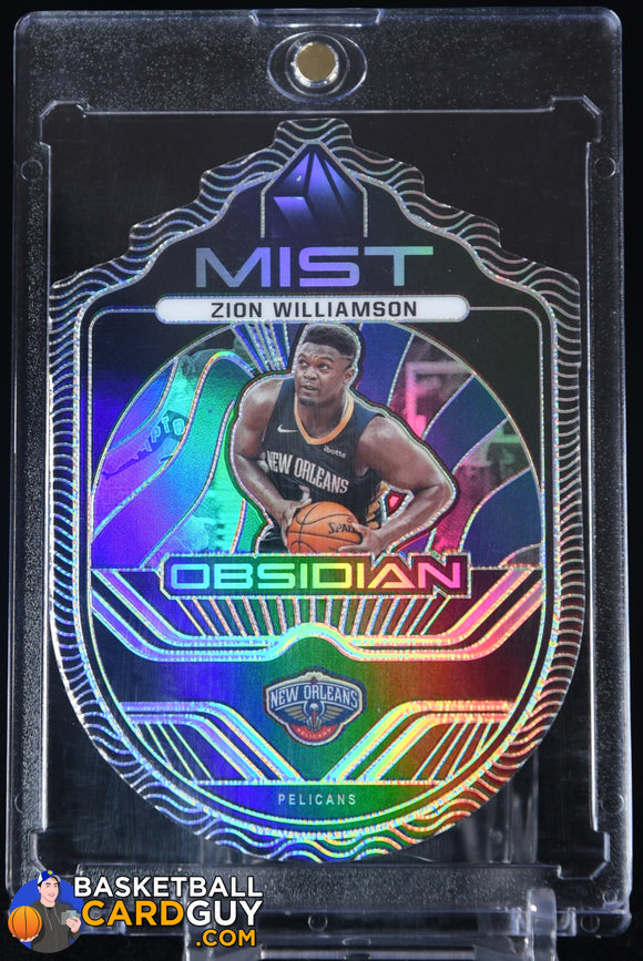 Zion Williamson 2020-21 Panini Obsidian Mist #18 SSP basketball card