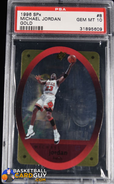 8 Michael Jordan Gem top Mint 10 Graded Cards