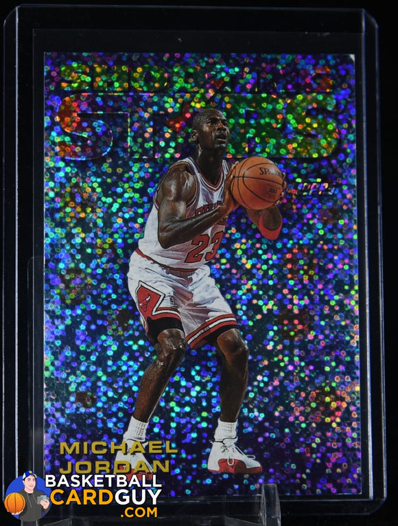 1997-98 Topps Season’s Best #SB6 Michael Jordan 90’s insert, basketball card