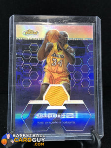 2002-03 Finest Refractors #147 Shaquille O'Neal JSY #/250 - Basketball Cards