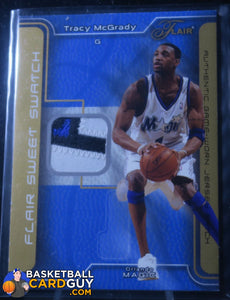 2003-04 Flair Sweet Swatch Patches #TM Tracy McGrady - Basketball Cards