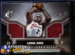 2005-06 SPx Winning Materials #LJ LeBron James - Basketball Cards