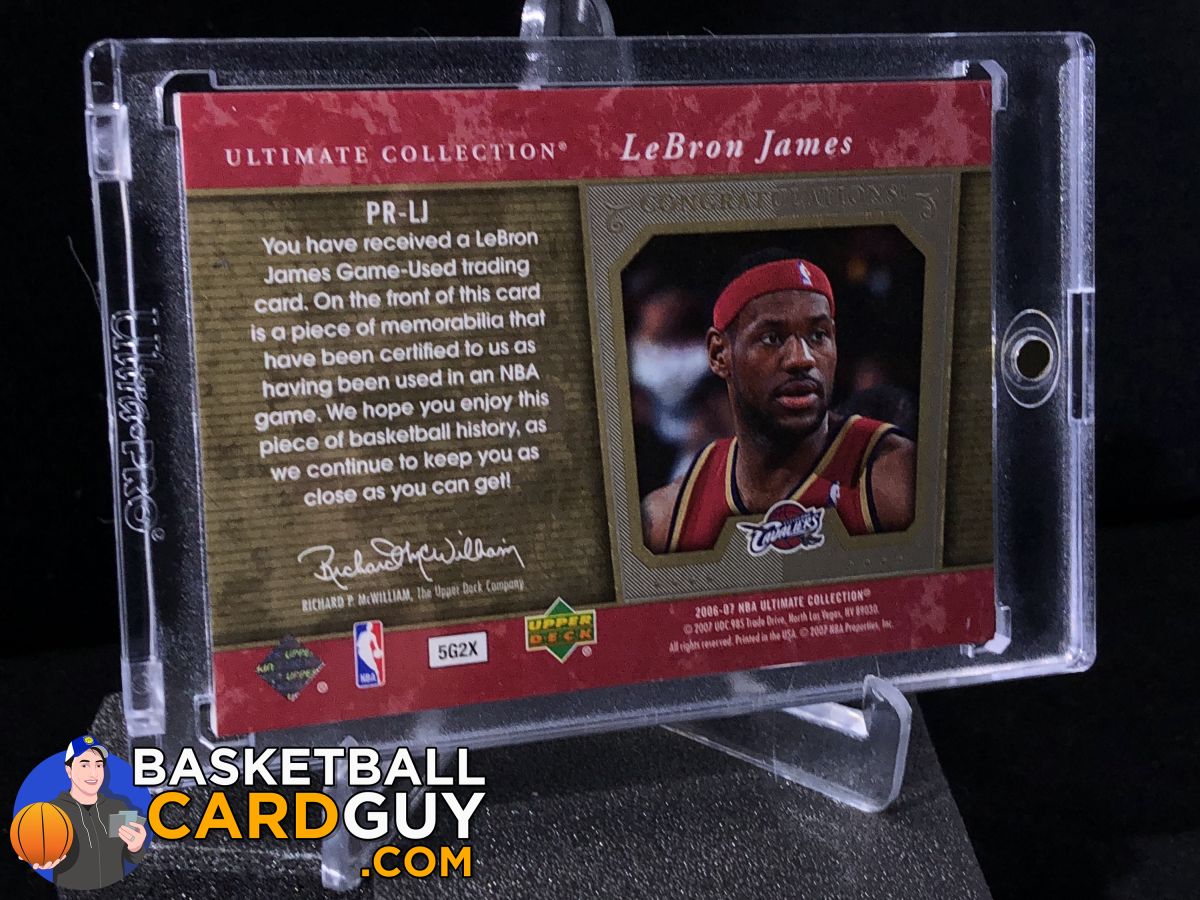 2006-07 Ultimate Collection Premium Swatches Patch #PRLJ LeBron 