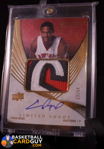 2007-08 Exquisite Collection Limited Logos #LLBO Chris Bosh - Basketball Cards