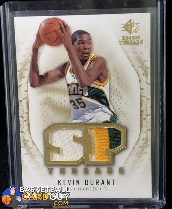 2008-09 SP Rookie Threads SP Threads Patch #TKD Kevin Durant - Basketball Cards