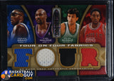 2009-10 SP Game Used 4 on 4 Fabrics 65 #FFFORWRD Horace Grant/James Worthy/Kevin McHale/Larry Bird/Scottie Pippen/Tom Chambers/Chris 