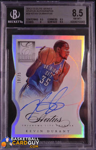 2012-13 Elite Series Status Autographs #29 Kevin Durant/35 - Basketball Cards