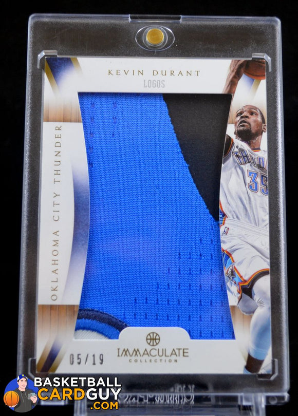 2012-13 Immaculate Collection Logos #KD Kevin Durant/19 - Basketball Cards