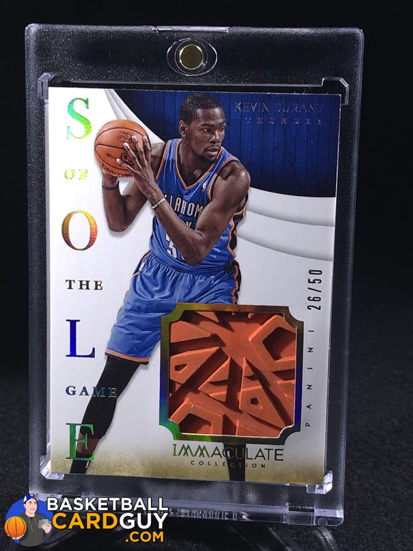 2013-14 Immaculate Collection Sole of the Game #8 Kevin Durant/50 - Basketball Cards