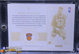 2013-14 Panini Flawless Patches #15 Patrick Ewing/25 - Basketball Cards