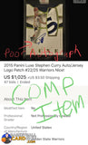 2014-15 Panini Luxe Memorabilia Autographs Prime #76 Stephen Curry/25 - Basketball Cards