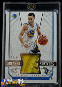2014-15 Panini National Treasures Sneaker Swatches #SSSC Stephen Curry/45 - Basketball Cards