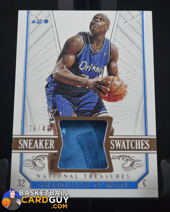 2014-15 Panini National Treasures Sneaker Swatches #SSSO Shaquille O'Neal/49 - Basketball Cards